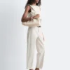 Textured Boatneck Top