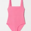 Textured Bow Tie Swimsuit