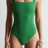 Textured Bow Tie Swimsuit