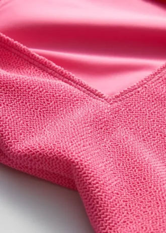 Textured Bow Tie Swimsuit
