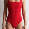 Textured Bow Tie Swimsuit
