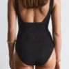 Textured Bow Tie Swimsuit