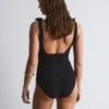 Textured Bow Tie Swimsuit