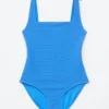 Textured Bow Tie Swimsuit