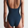 Textured Bow Tie Swimsuit