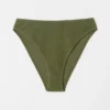 Textured High-Waist Bikini Briefs
