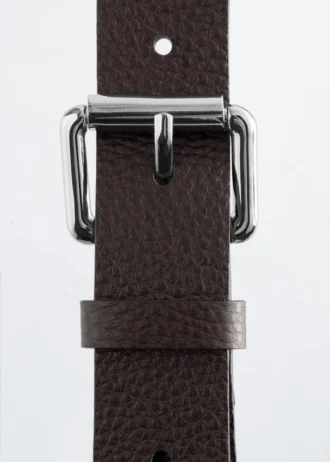 Textured Leather Belt