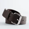 Textured Leather Belt