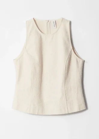 Textured Sleeveless Top
