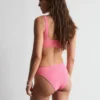 Textured Square-Neck Bikini Top