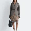 Tie-Back Gathered Blouse