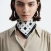 Tie-Back Gathered Blouse