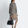 Tie-Back Gathered Blouse