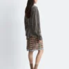 Tie-Back Gathered Blouse