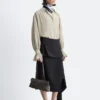 Tie-Back Gathered Blouse