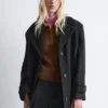 Tie-Belt Wool Coat