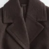 Tie-Belt Wool Coat