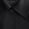 Tie-Belt Wool Trench Coat