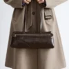 Tie-Belt Wool Trench Coat