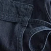 Tie-Detail Denim Mini Skirt