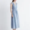 Tie-Detailed Midi Dress
