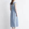 Tie-Detailed Midi Dress