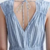 Tie-Detailed Midi Dress