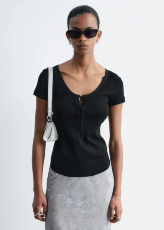 Tie-Front Top