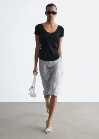 Tie-Front Top