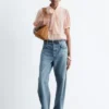 Tie-Neck Silk Blouse