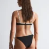 Tie-Front Bandeau Bikini Top