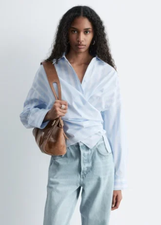 Tie-Waist Cotton Shirt