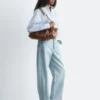 Tie-Waist Cotton Shirt