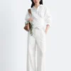 Tie-Waist Cotton Shirt