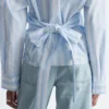 Tie-Waist Cotton Shirt