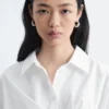 Tie-Waist Cotton Shirt