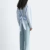 Tie-Waist Cotton Shirt