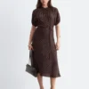 Tie-Waist Midi Dress