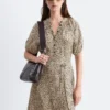 Tie-Waist Midi Dress