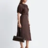 Tie-Waist Midi Dress