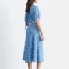 Tie-Waist Midi Dress