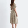 Tie-Waist Midi Dress