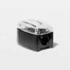 Transparent/Black Make-Up Pencil Sharpener