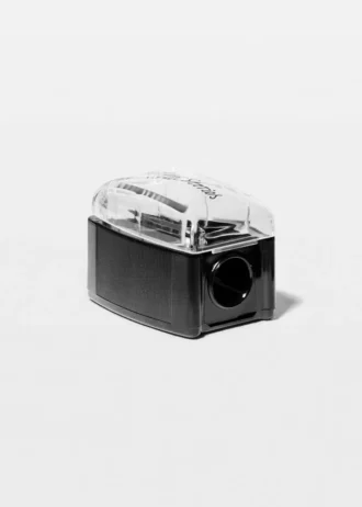 Transparent/Black Make-Up Pencil Sharpener