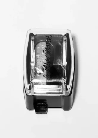 Transparent/Black Make-Up Pencil Sharpener