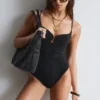 Triangle-Cut Swimsuit