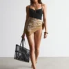Triangle-Cut Swimsuit
