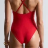 Triangle-Cut Swimsuit