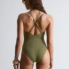 Triangle-Cut Swimsuit