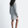 Turtleneck Jersey Mini Dress